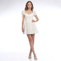 VESTIDO CORTO BLANCO