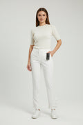 PANTALÓN CAPRI BLANCO
