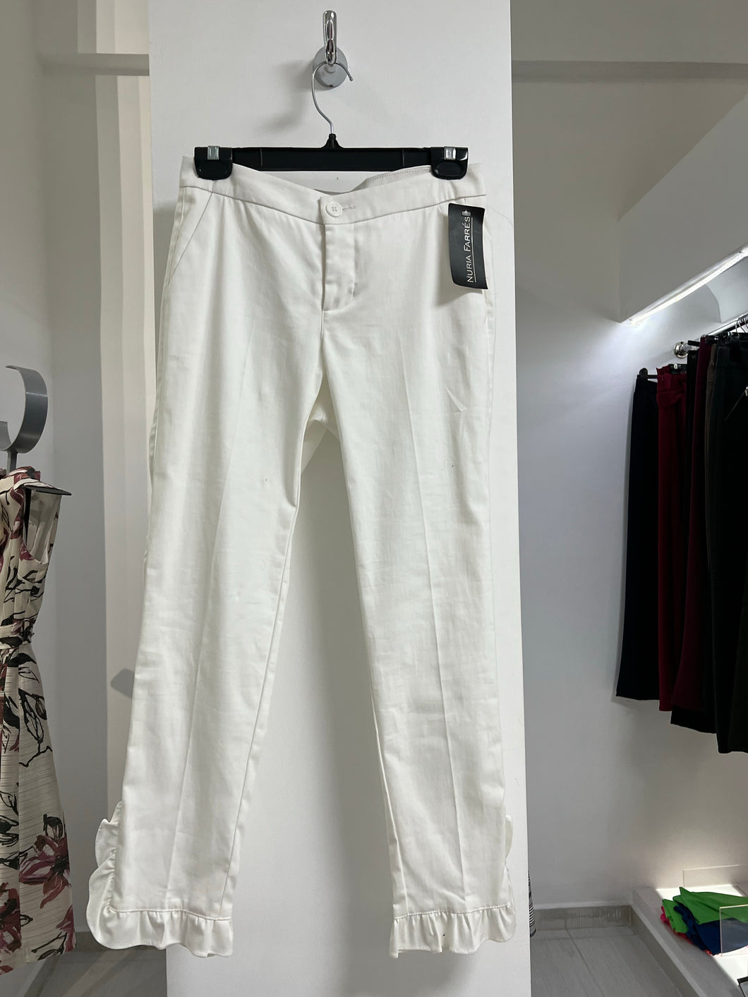 PANTALÓN CAPRI BLANCO