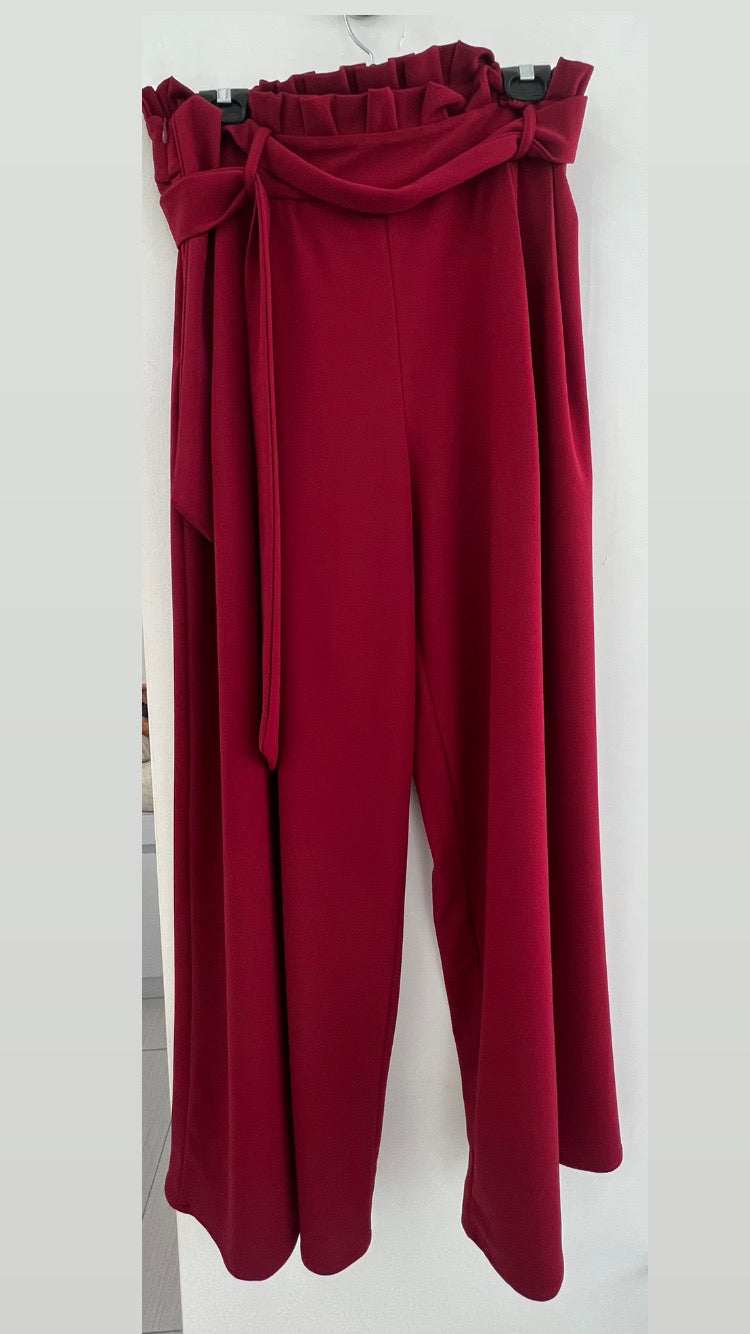 PANTALÓN PALAZZO VINO