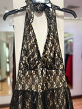 VESTIDO NEGRO ENCAJE