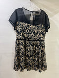 VESTIDO CORTO ESTAMPADO