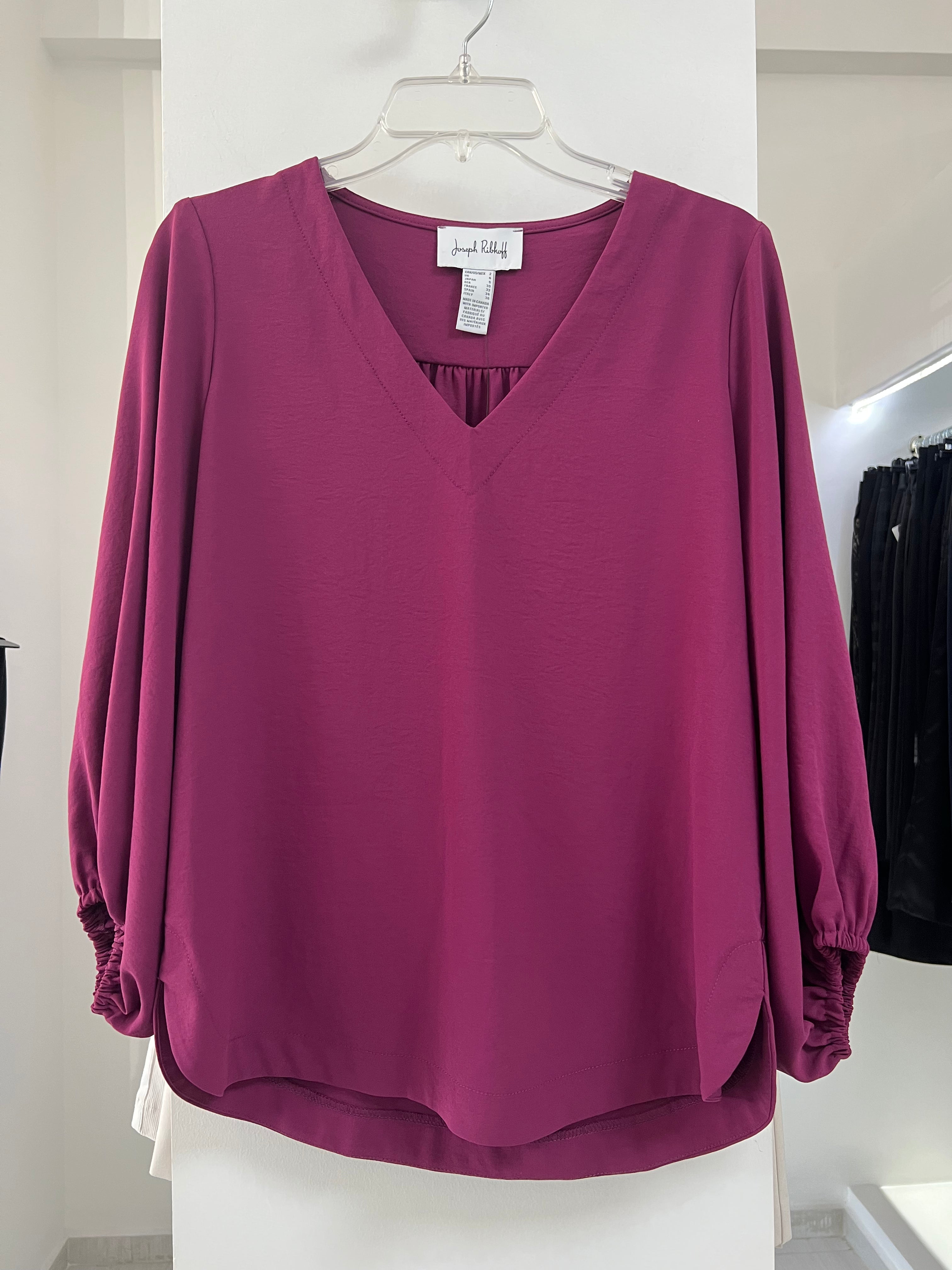BLUSA MORADA/VERDE 224047