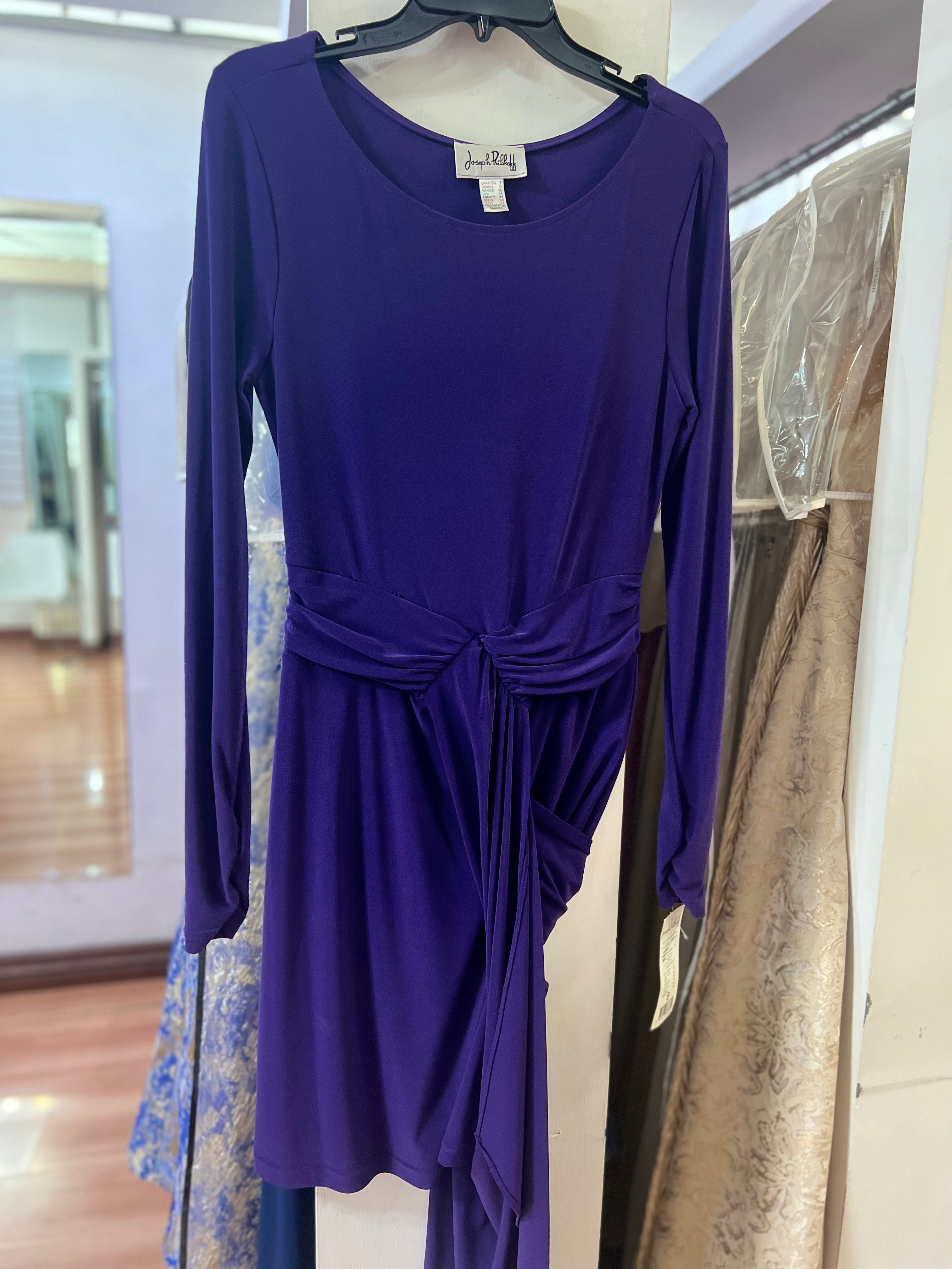 VESTIDO CORTO MORADO