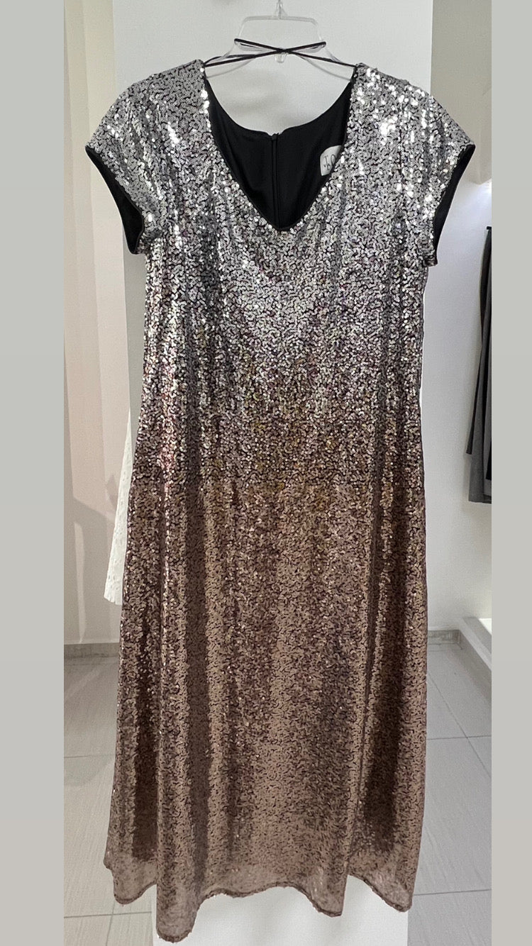 VESTIDO LENTEJUELAS DEGRADADO