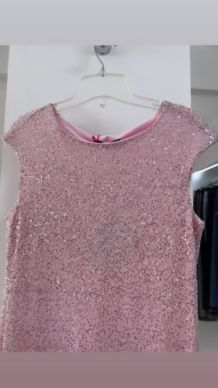 VESTIDO CORTO ROSA