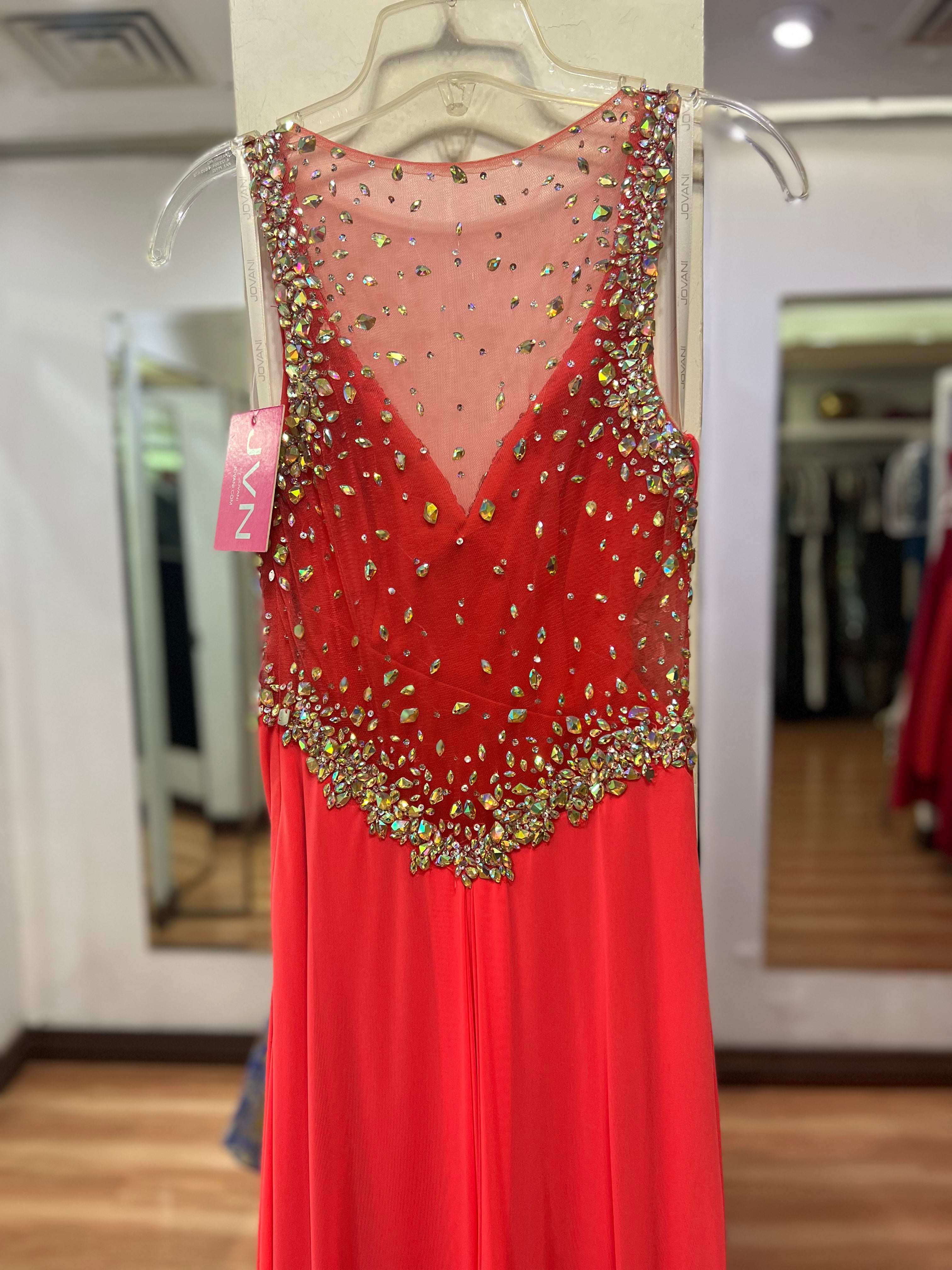 VESTIDO LARGO MELON BORDADO