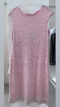 VESTIDO CORTO ROSA