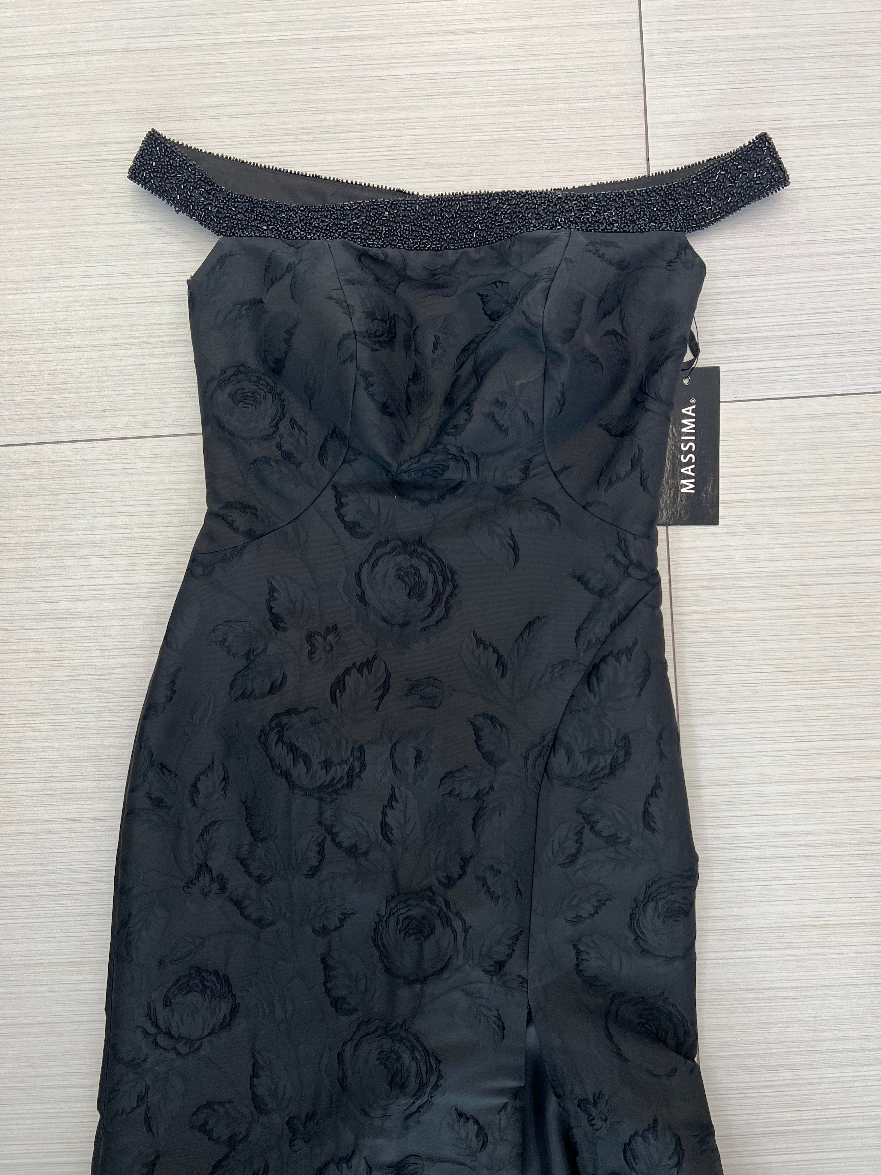 VESTIDO LARGO NEGRO