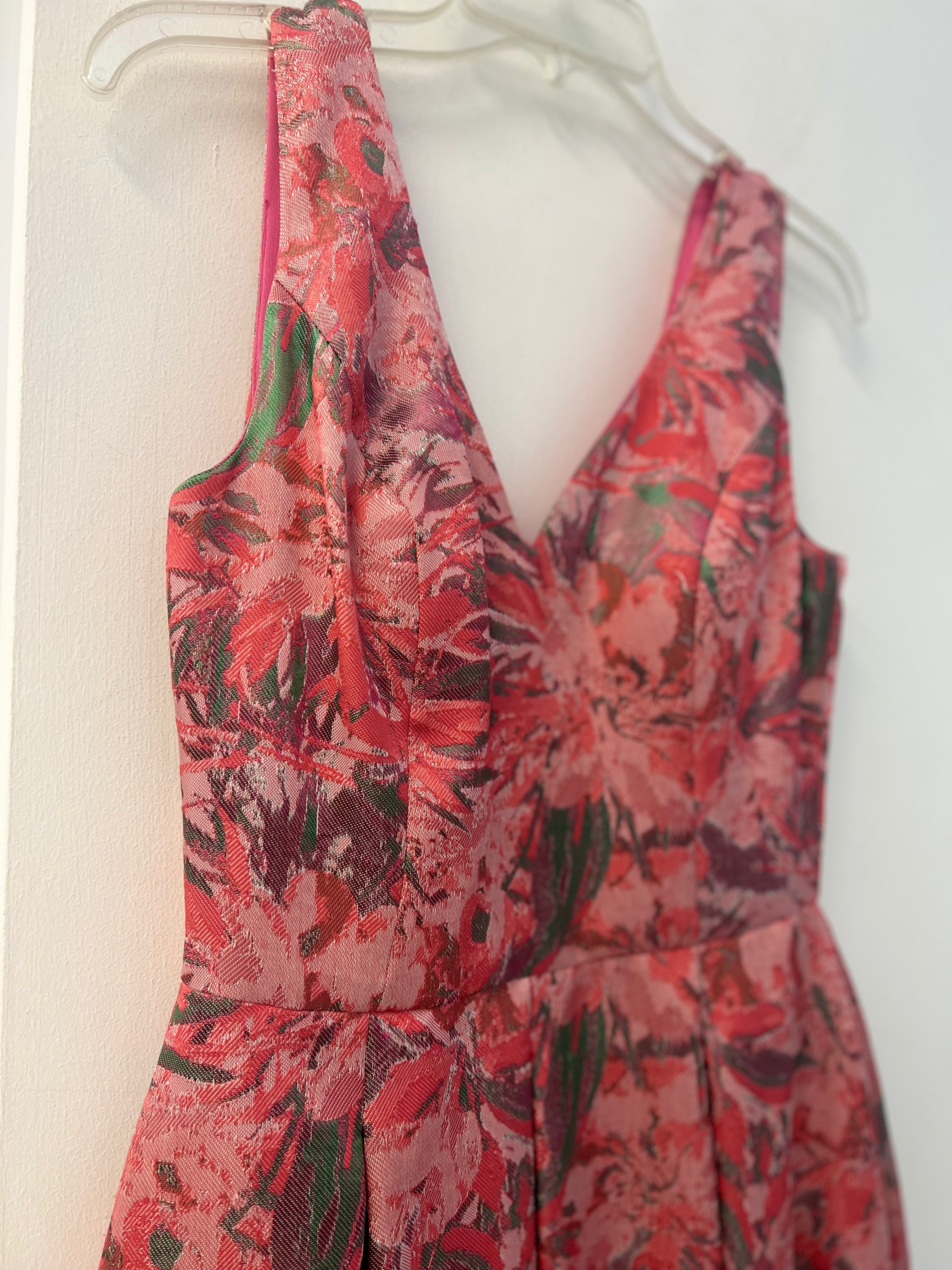 VESTIDO ROSA ESTAMPADO