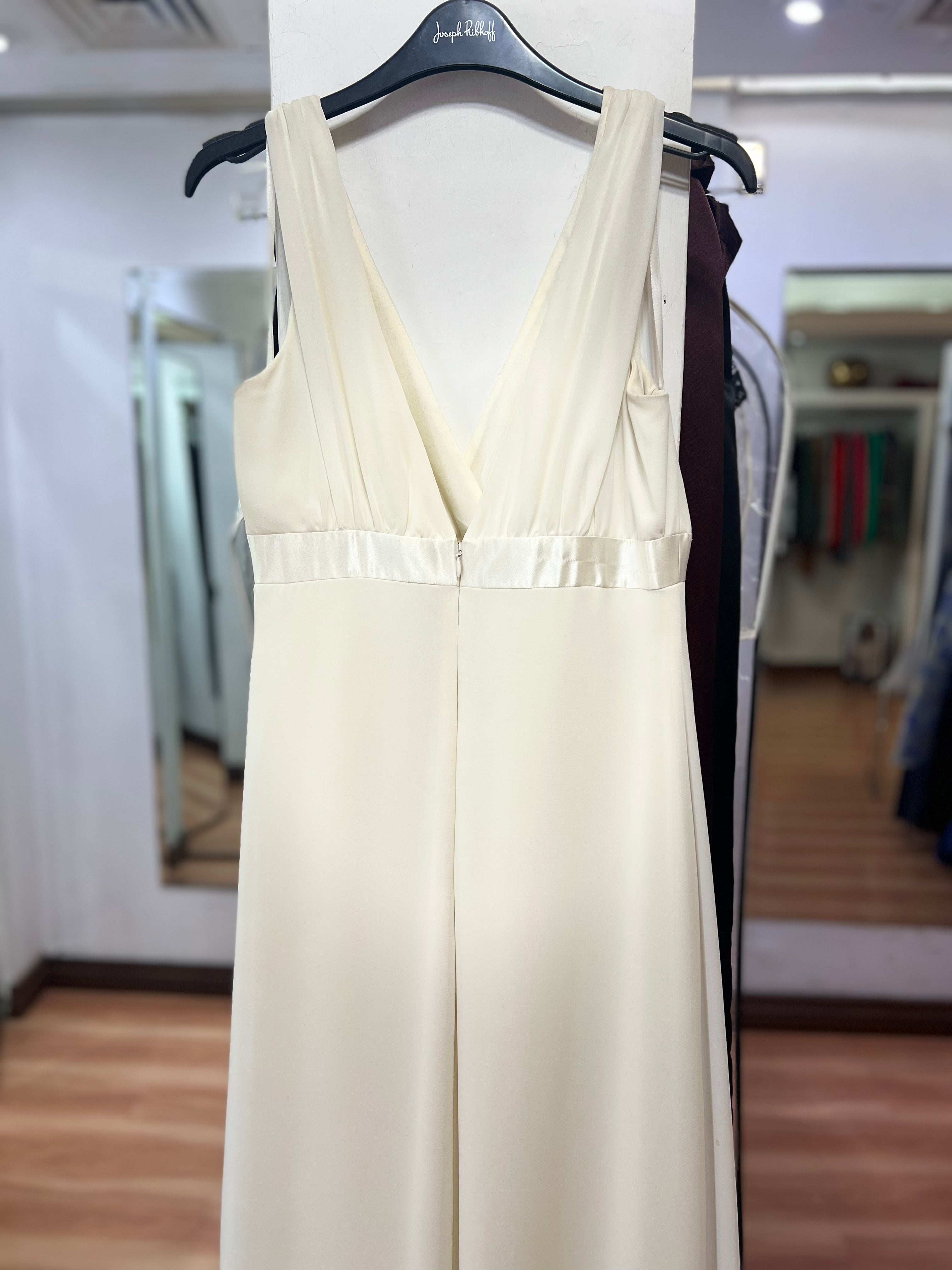 VESTIDO LARGO BLANCO BORDADO