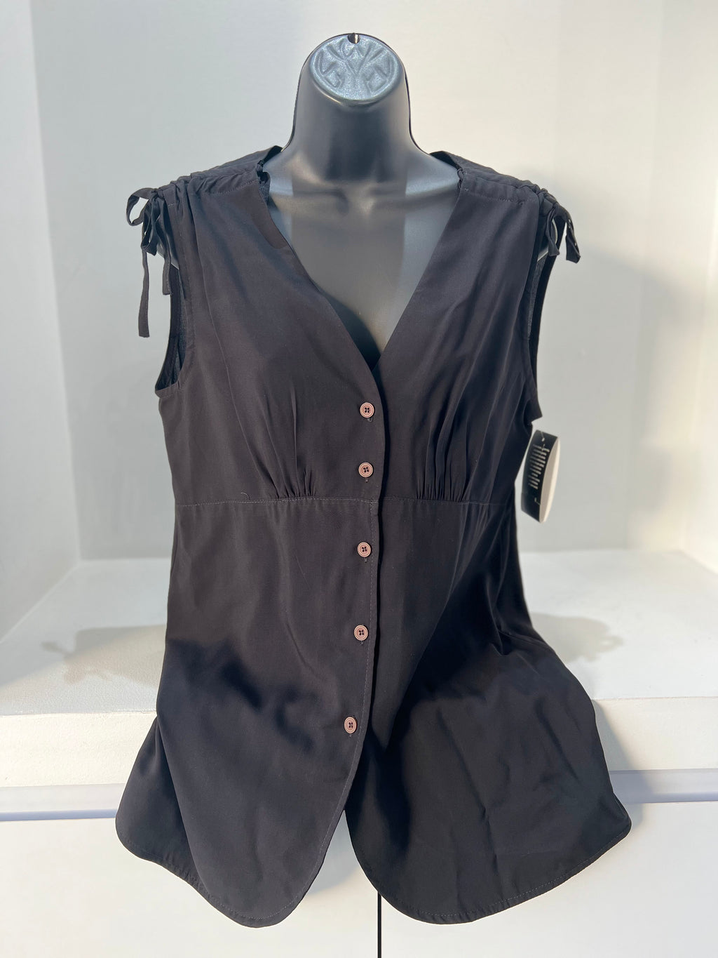 BLUSA NARANJA/NEGRA