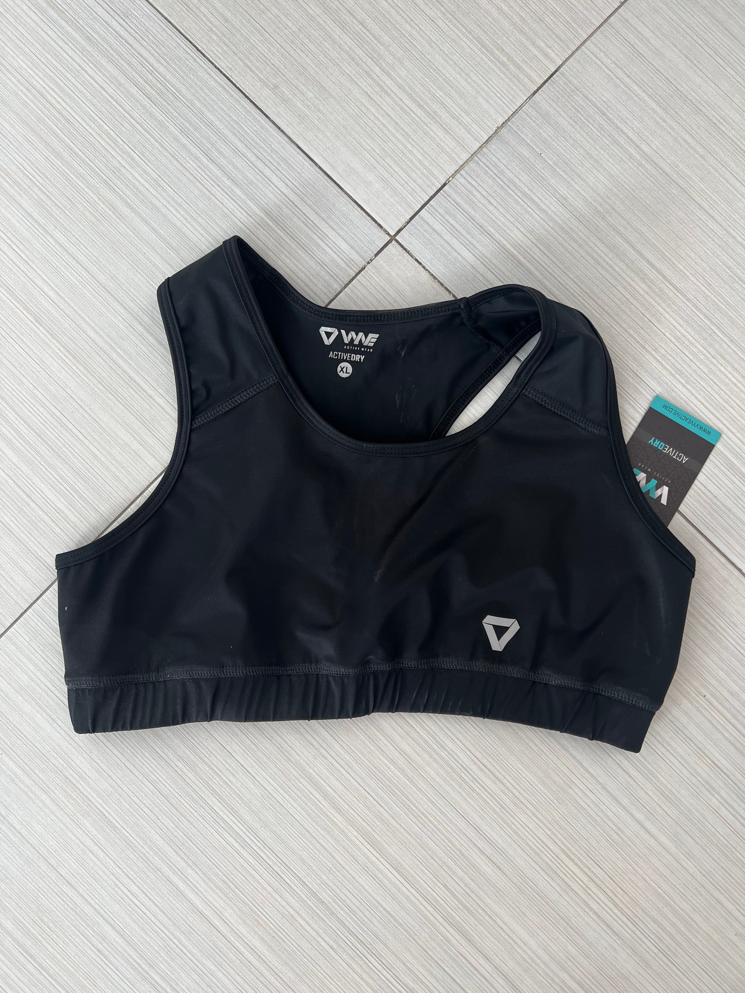 BLUSA-TOP DEPORTIVO NEGRO